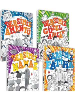 Dersimiz Amentü- Dersimiz Güzel Ahlak - Dersimiz Namaz - Dersimiz Fatiha Dersimiz Serisi 4 Kitap Set - Özkan Öze