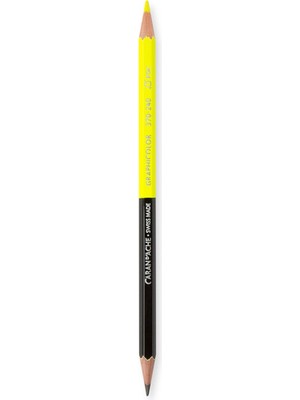 Caran D'ache Graphicolor Kalem Çift Taraflı ( Siyah & Neon Sarı ) 370-240