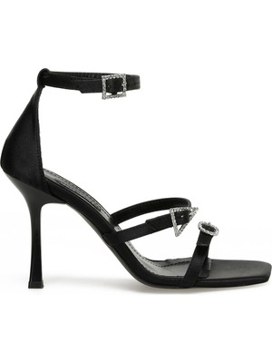Nine West Bambam 3fx Siyah Kadın Topuklu Sandalet