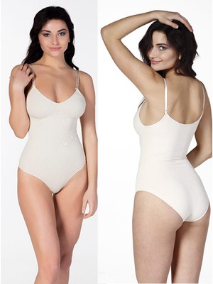 Form Angel Ip Askılı Sıkılaştırıcı Çıtçıtlı Kadın Zıbın Korse Ten