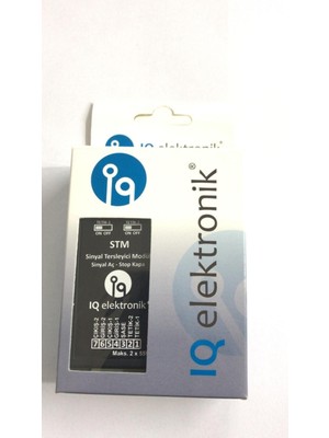 IQ Elektronik Stm Sinyal Tersleyici Modül Sinyal ve Parkların Ters Cakışması  Uyumlu