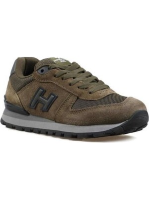 Hammer Jack Peru 102-19250 Erkek Haki Nubuk Deri Sneaker Ayakkabı