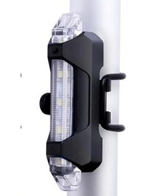 Hubstein Şarjlı 4 Modlu Bisiklet Arka Stop Lambası Ikaz Uyarı Işığı