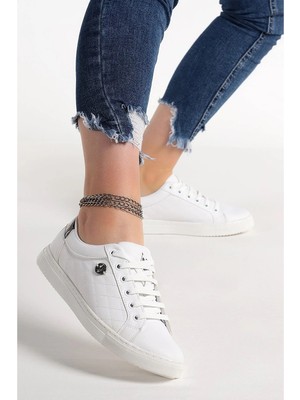 U.S. Polo Assn. Tiggy Cilt Rahat Taban Kadın Sneaker