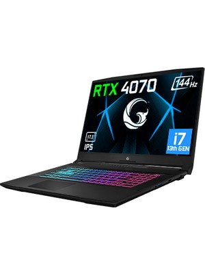 Game Garaj Slayer3 10XL-4070 C3 I7-13700H 64GB 1tb SSD RTX4070 8gb 17.3" Fhd IPS 144Hz Free Dos Dizüstü Bilgisayar, Çanta Hediyeli