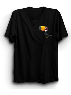 The Fame Cute Toucan, Sevimli Tukan Kuşu Logo Tişört
