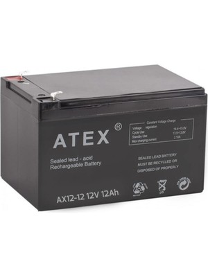 Atex Akü 12V 12A (15X10X9.5CM) Atex