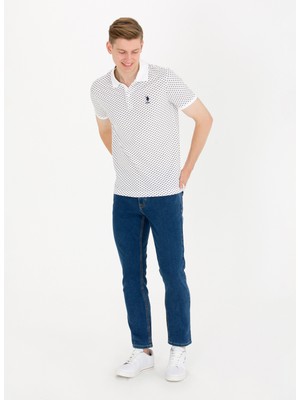 U.s. Polo Assn. Normal Bel Normal Paça Straight Açık Mavi Erkek Denim Pantolon Hetta