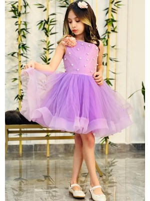 Burçak Butik Tek Kol Beyaz Renk Şık Abiye Elbise