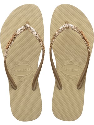 Havaianas Slim Glitter Iı Sand Grey Kadın Terlik 41-42