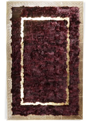 Dericibey Mor Renkli Gold Varaklı Toskana 80 x 150 cm