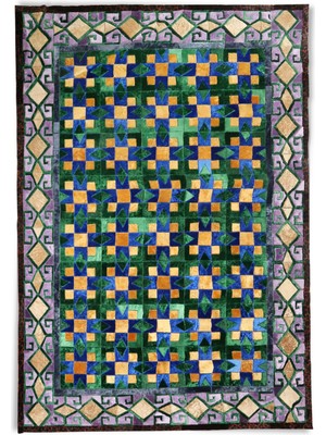 Dericibey Afgan Halısı Modelli Kuzu Derisi Halı 180 x 260 cm