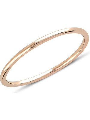 Engingold 14K Sade Altın Aldante Tel Yüzük