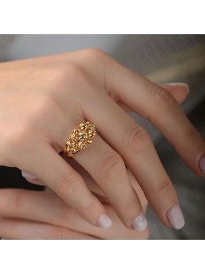 Engingold 22 Ayar Altın Dorika Yüzük