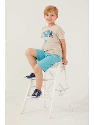 U.S. Polo Assn. Intensely Comfortable Kum Erkek Çocuk Bermuda Takım