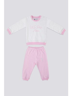 U.S. Polo Assn. Live Natural Krem Bebek SweaT-shirt Takım