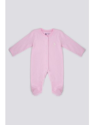 U.s. Polo Assn Cute Pinks Açık Pembe Bebek Tulum