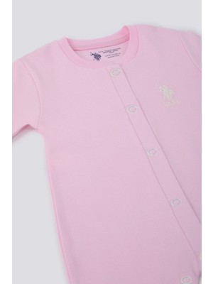 U.s. Polo Assn Cute Pinks Açık Pembe Bebek Tulum