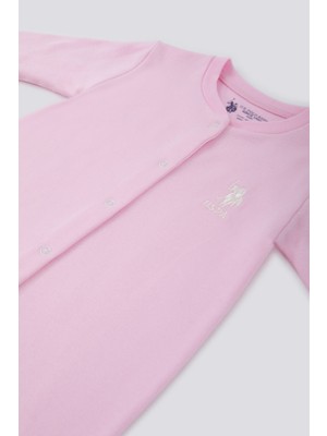 U.s. Polo Assn Cute Pinks Açık Pembe Bebek Tulum