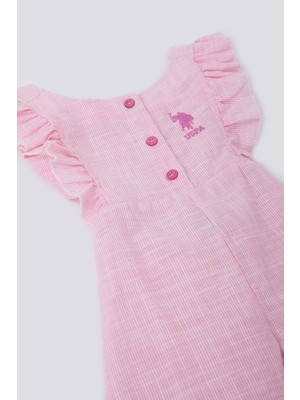 U.s. Polo Assn Candy Pink Tiny Pembe Bebek Tulum