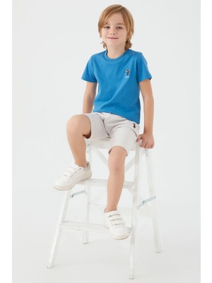 U.S. Polo Assn. U.S. Polo Assn Erkek Çocuk Mavi Bermuda Takım