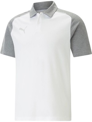 Puma Teamcup Casuals Polo Erkek Futbol Polo Tişörtü 65799104 Beyaz