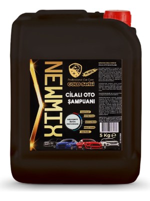 Newmix Gold Serisi Cilalı Oto Şampuanı 5 kg 