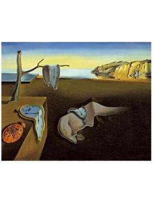 WebStyle Sayılarla Boyama Seti Kasnaklı Eriyen Saatler 50 x 65 cm