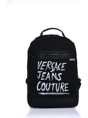 Versace Jeans Couture 74YA4B50-ZS577-899 Siyah Unisex Sırt Çantası