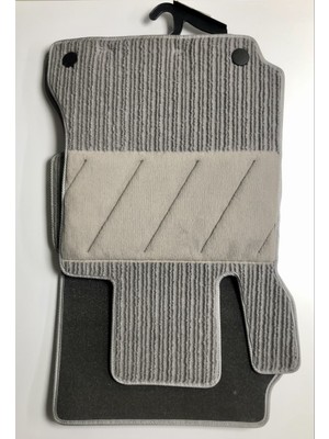 Petex Mercedes C Serisi Halı Paspas Kırçıllı C180 C200 C220 C250 Gri Renk W204 (2007-2014)