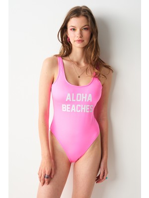 No Gossip Jolly Yuvarlak Yaka Mayo Neon-Pembe 239300