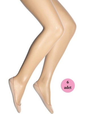 Dore 6 Adet Mikro Babet Kadın Çorap Ten 57