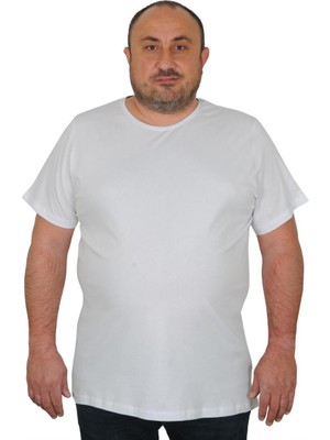 Moc Grande Mocgrande Büyük Beden Basic Tişört 11100 Beyaz