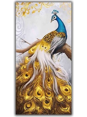 Tavus Kuşu Kanvas Tablo