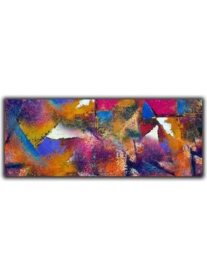 Renkli Soyut Resim Kanvas Tablo