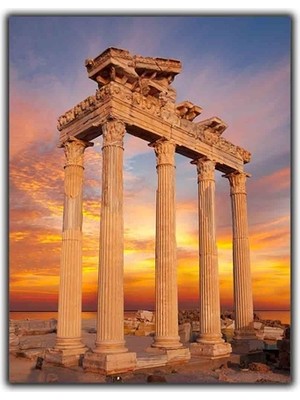 Apollon Tapınağı Antalya Kanvas Tablo