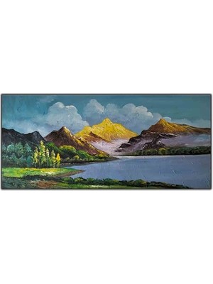 Hollanda Limanı ve Halk Orijinal Yağlı Boya Tablo