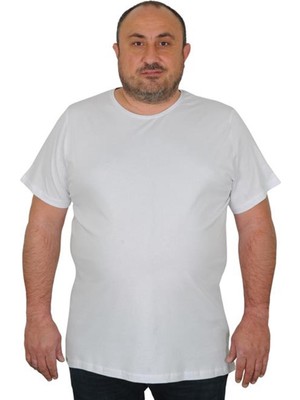 Starbattal Büyük Beden Basic Tişört 11100 Beyaz