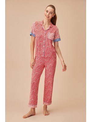 Suwen Jasmine Maskülen Pijama Takımı