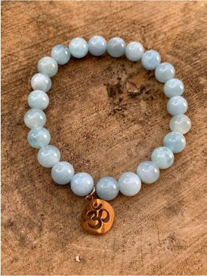 NehirTaş Sertifikalı   Akuamarine Bileklik