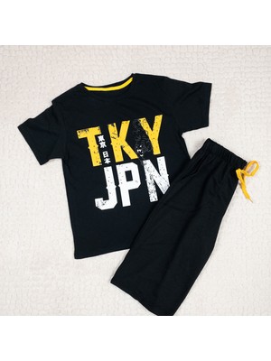 Momikon Erkek Çocuk Tky Jpn Baskılı Pamuklu Takım