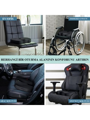 Ankanorm Visko Cocix Minder Oturma Minderi Minderi Ortopedik Oturma Minderi Simidi Yastığı