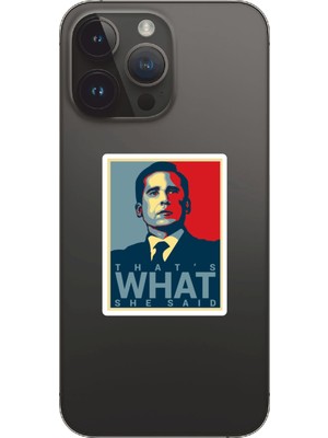 The Office Tasarımlı Laptop Notebook Tablet Telefon Sticker Set 10