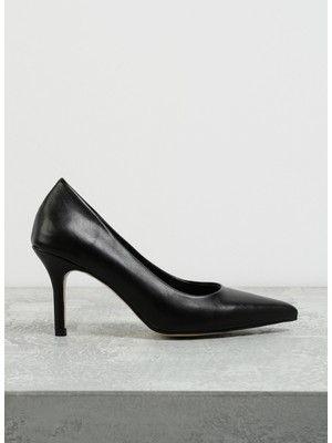 Fabrika Siyah Kadın Topuklu Ayakkabı Auber