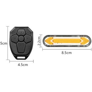 Forte Gt Bisiklet Arka Işık USB Şarjlı LED Sağ-Sol Sinyalli Xbyc 6130