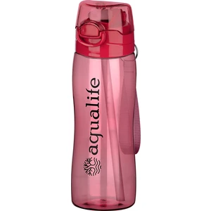 Pipetli Matara 750 ml Pc (Polikarbon) Kilit Kapaklı Suluk Spor Matarası
