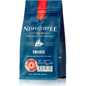 Nish Kahve Filtre Kahve Nish Özel Seri Rwanda 1 Kg Kağıt Filtre İçin Çekilmiş