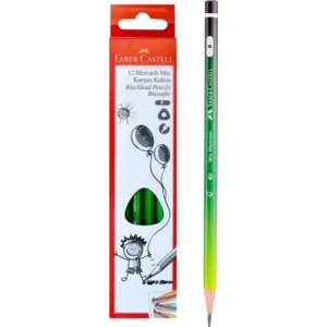 Mix Mercanlı Kurşun Kalem 12'li