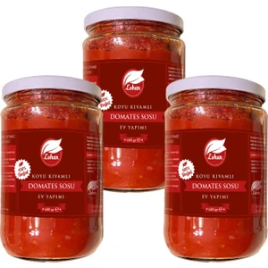 Domates Salça Sos Tatlı Sos , %100 Doğal Ev Yapımı 3 x 680 gr