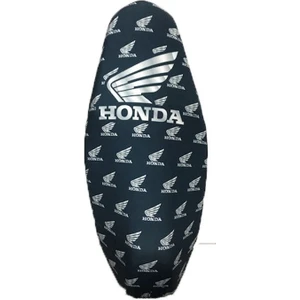 Honda Pcx Koltuk Kılıfı Beyaz Logo